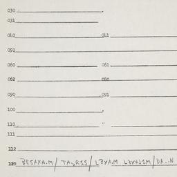 Eastern questionnaire, answ...