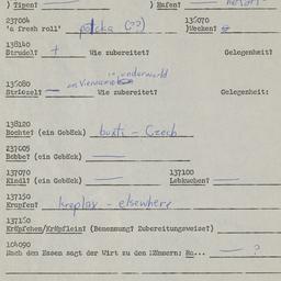 Western questionnaire, answ...