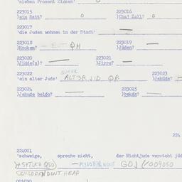 Western questionnaire, answ...