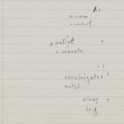 Eastern questionnaire, blue...