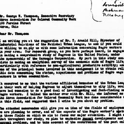 Letter from Paul H. Norgren...