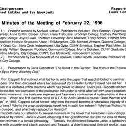 Minutes, 1996-02-22. Americ...