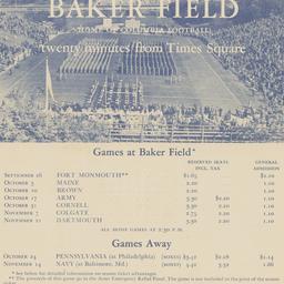 Football ticket sales brochure