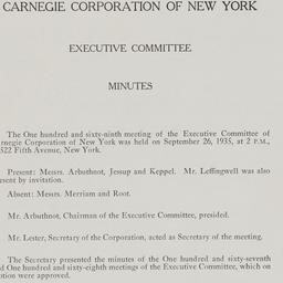 Executive Committee Meeting...