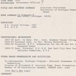 Nominating Committee