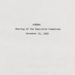 Executive Committee Meeting