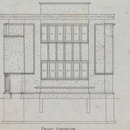 Front, rear elevations