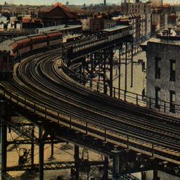 Elevated R.R. Curve at 110t...