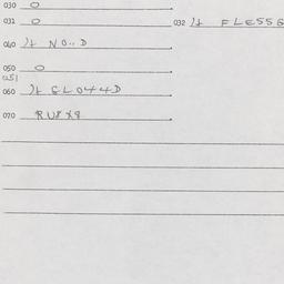 Western questionnaire, answ...