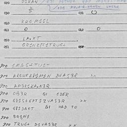 Eastern questionnaire, answ...