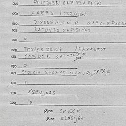 Eastern questionnaire, answ...