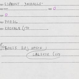 Eastern questionnaire, answ...