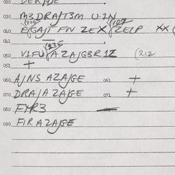 Eastern questionnaire, answ...