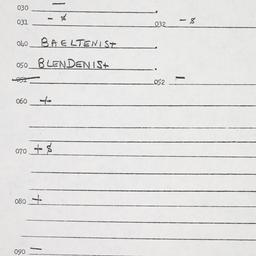 Eastern questionnaire, answ...