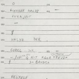 Eastern questionnaire, answ...