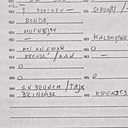 Eastern questionnaire, answ...