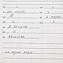 Eastern questionnaire, answ...