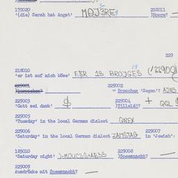 Western questionnaire, answ...