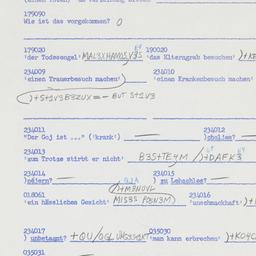 Western questionnaire, answ...