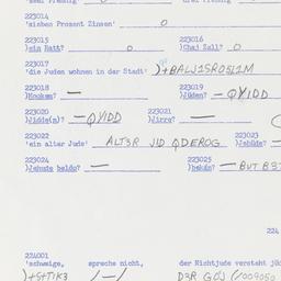 Western questionnaire, answ...