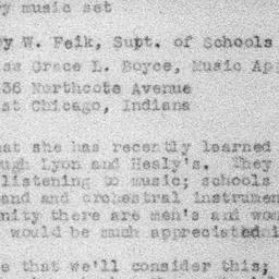 Carnegie Turn-Downs, Music ...
