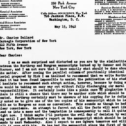 Letter from Donald Young to...