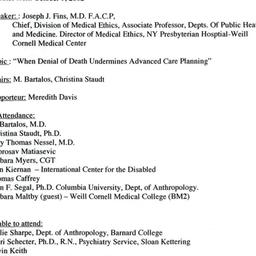 Minutes, 2002-10-09. Death,...