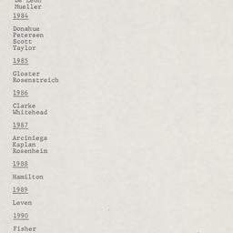 Nominating Committee