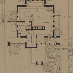 First floor, grounds plan