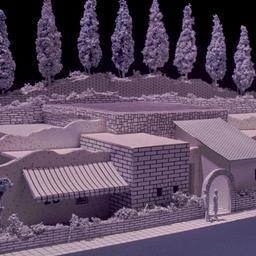 Model, exterior view.