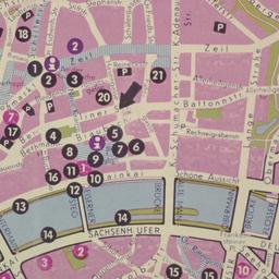 Map of Frankfurt-am-Main, d...