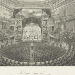 Interior view of Augustin D...