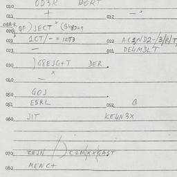 Eastern questionnaire, answ...