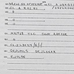Eastern questionnaire, answ...