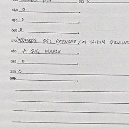 Eastern questionnaire, answ...