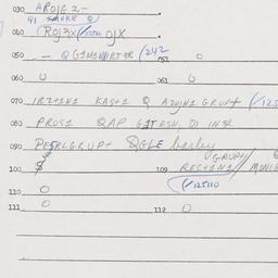 Eastern questionnaire, answ...
