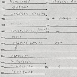 Eastern questionnaire, answ...