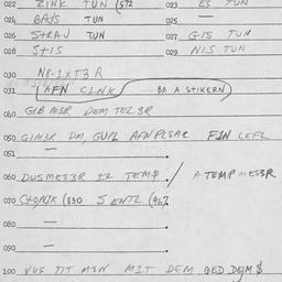 Eastern questionnaire, answ...