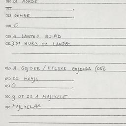 Eastern questionnaire, answ...