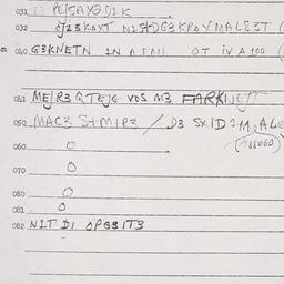 Eastern questionnaire, answ...