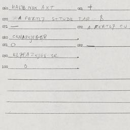 Eastern questionnaire, answ...