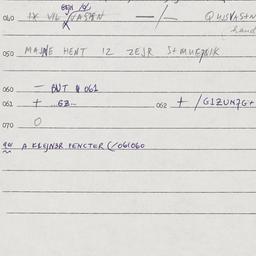 Eastern questionnaire, answ...
