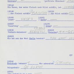 Western questionnaire, answ...