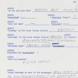 Western questionnaire, answ...