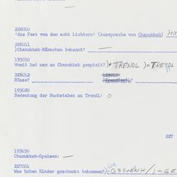 Western questionnaire, answ...