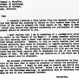 Letter from Harold F. Dorn ...