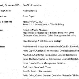 Minutes, 2004-05-03. Confli...