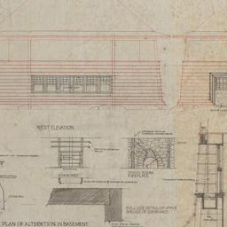Plans, elevations, section,...