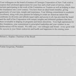Board of Trustees - Sent to...