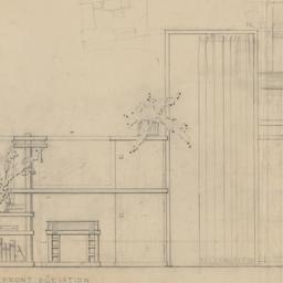 Elevations, section [recto]